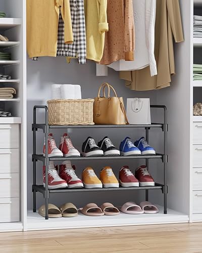 image for Kitsure Shoe Rack for Closet, Sturdy Shoe Storage for Entryway, Space-
