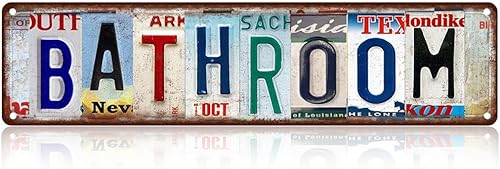 Miniatura 11 de Letrero de metal para sala de juegos - Decoración retro de estaño de aluminio de 4x16 pulgadas - Decoración de cueva de hombre para sótano de sala