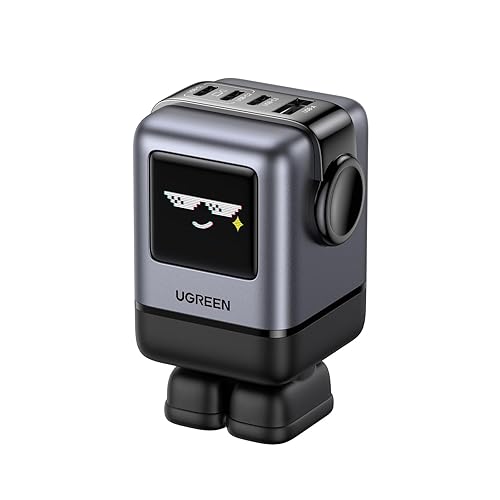 UGREEN Uno 100W USB C Charger, Nexode 4-Port GaN Charger Compact Fast USB C Power Adapter for MacBook Pro/Air, iPad Pro, iPhone 16 Pro, Galaxy S24 Ultra, Pixel 9, Steam Deck, ROG Ally