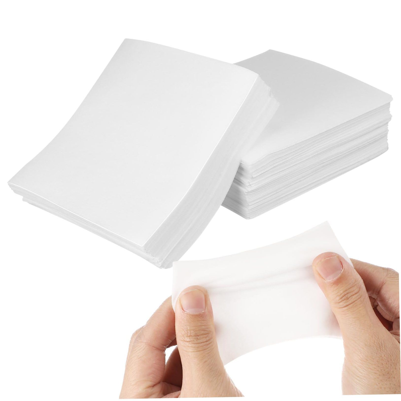 VICASKY 1200 Toallitas Antiestáticas sin Pelusa, Paños de Limpieza de Papel sin Polvo para Manchas Industriales, Hierro Fundido, Carpintería, Maquillaje Y Esmalte de Uñas Blancos.