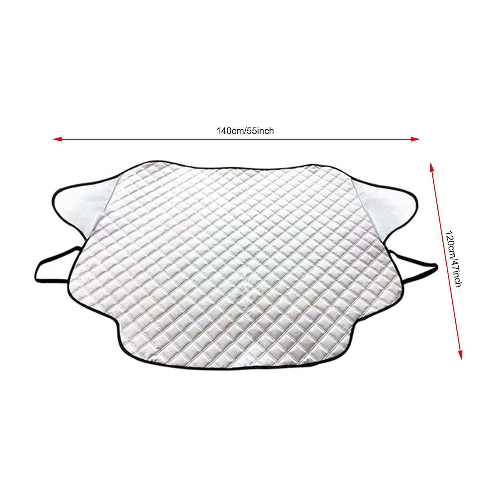 Aumotop Couverture Pare-Brise Voiture,Repliable Bache