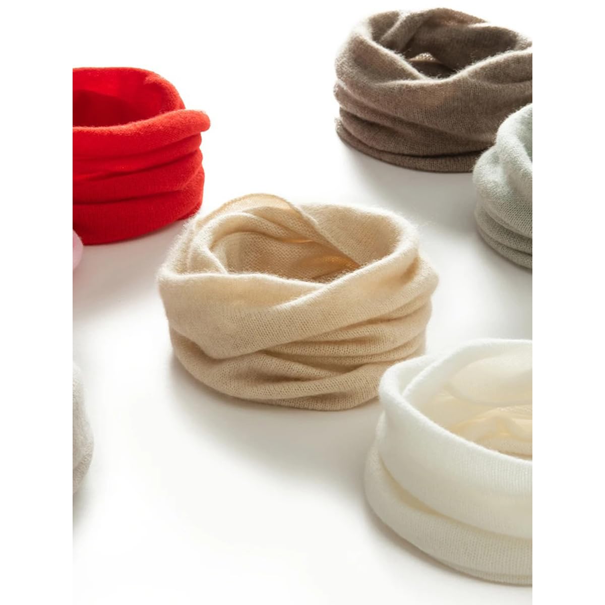 Bufandas Circulares De Cachemira Suave, Calentador De Cuello Largo Y Ligero Para Mujer, Ideal Para Invierno Y Otoño