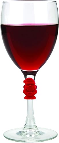 Miniatura 4 de Joie Christmas - Juego de dijes de vino de Navidad, silicona sin BPA, juego de 6 piezas, multicolor