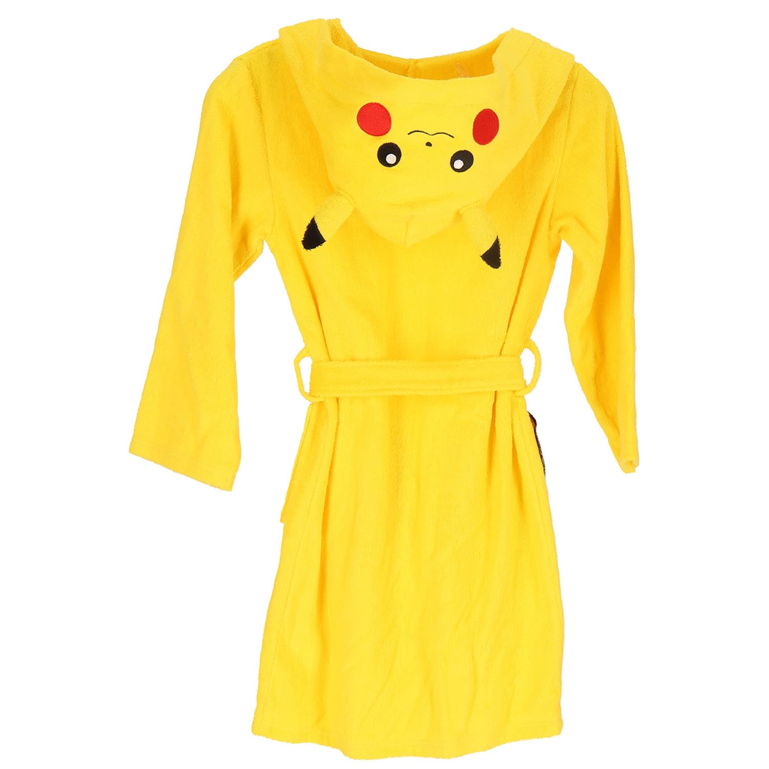 Pokemon – Albornoz Pikachu – 100% algodón – 300 GSM – Amarillo