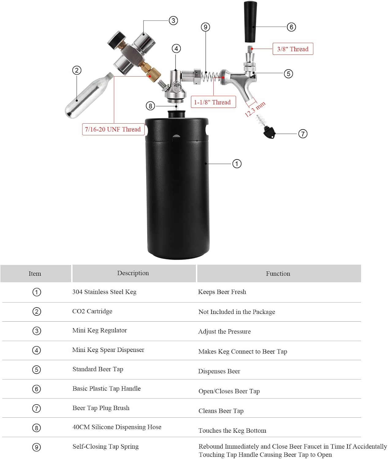 Portable Mini-Kegerator System