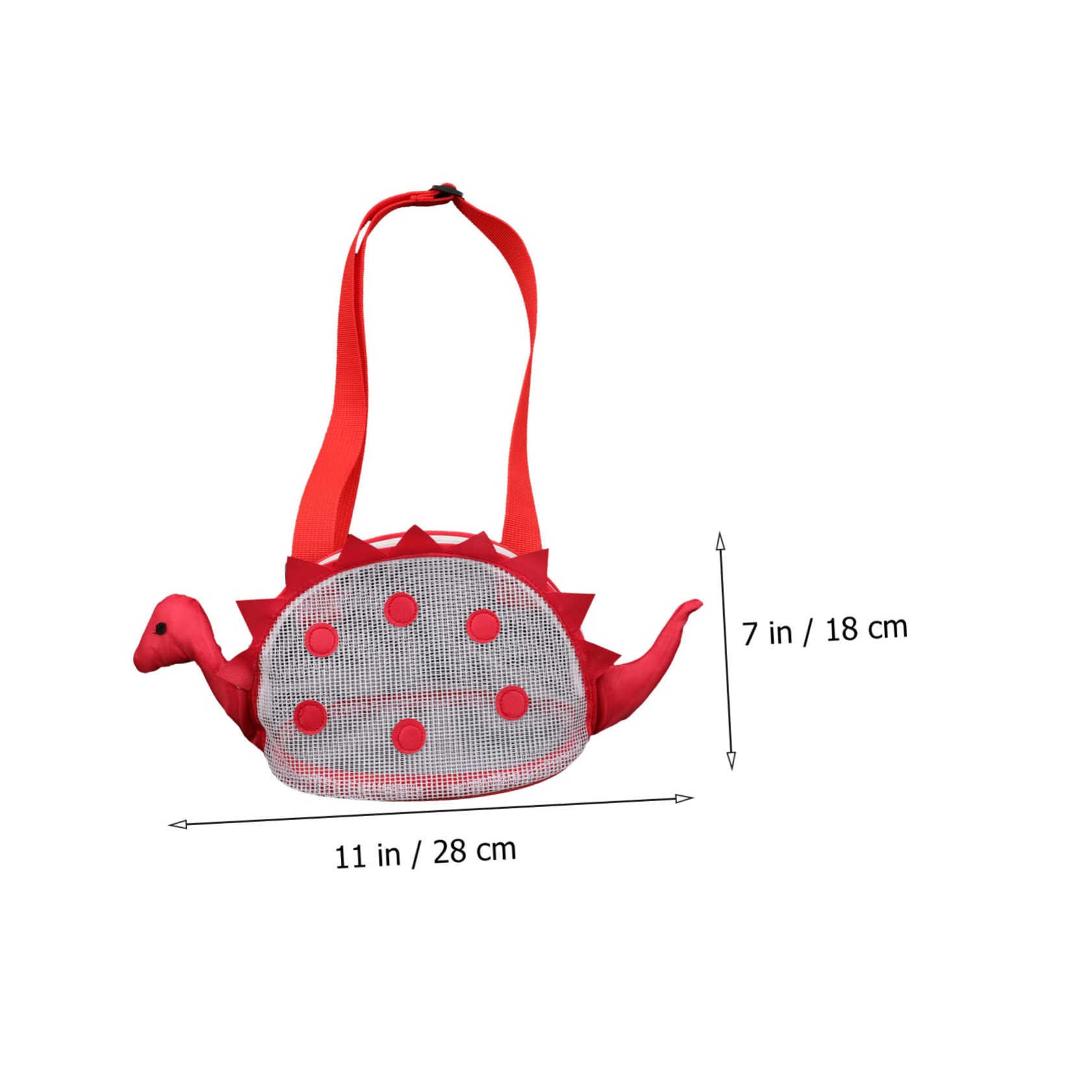 Beavorty Shell Bags for Kids Mesh Beach Bag Set Dinosaur Lightweight Easy to Carry Beach Toys Organizer