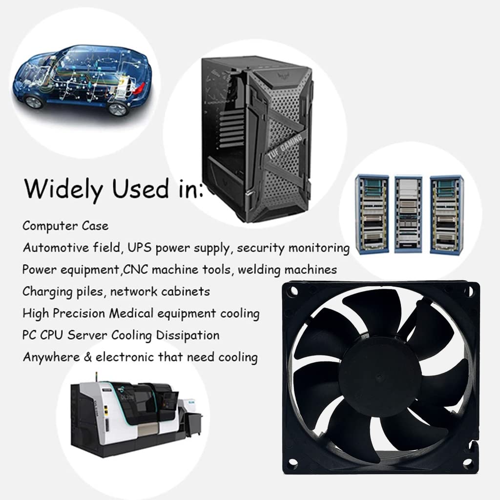 Potente ventola di raffreddamento brushless 5 V CPU ventola di raffreddamento 3000 giri/min potente cuscinetto a sfera lunga durata caso silenzioso radiatore silenzioso case per computer brushless CPU