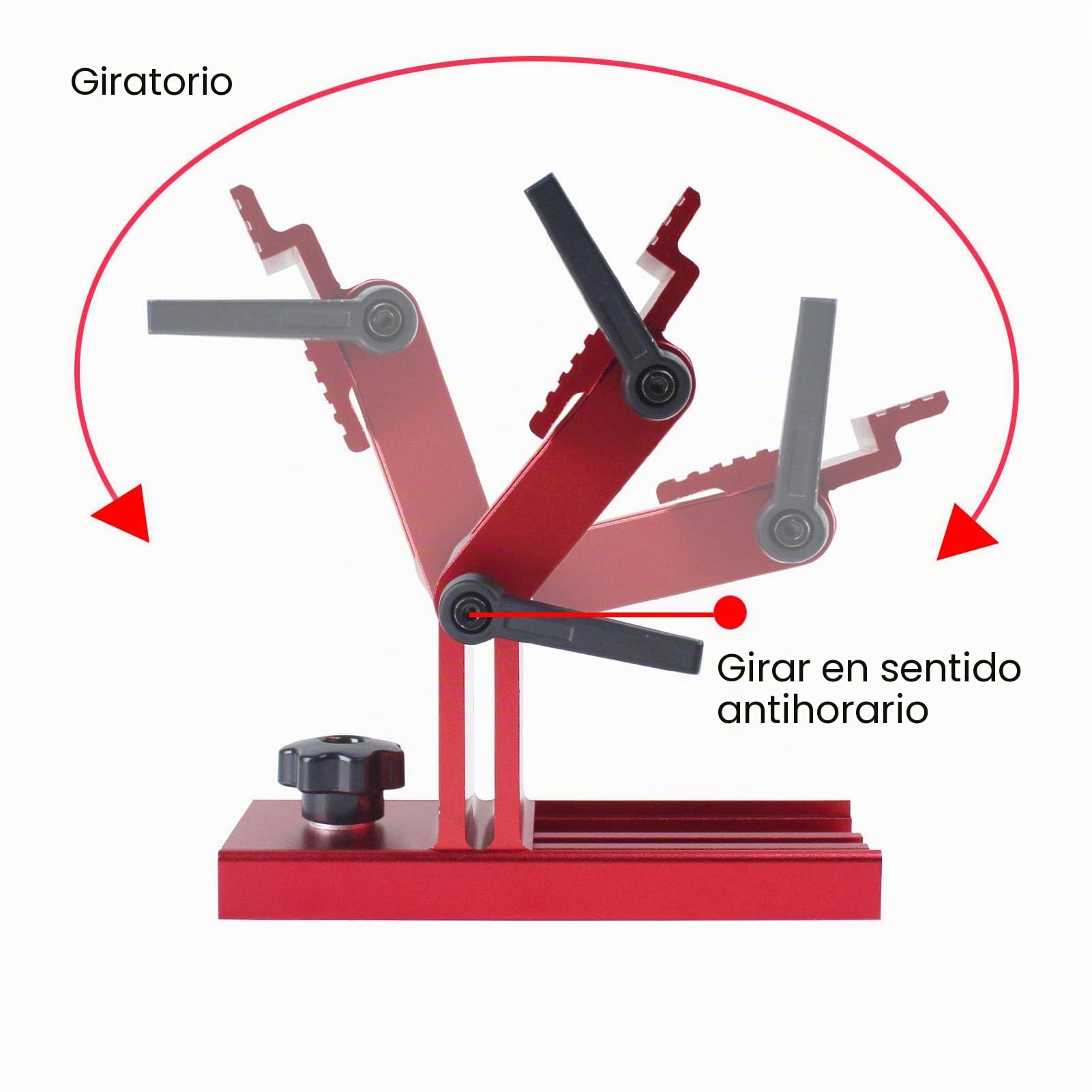 Plantilla de Afilado de Soporte de Herramientas de Repuesto Ajustable para Amoladoras y Lijadoras de Banco de 6 u 8 Pulgadas, Guía de Afilado para un Fácil Pulido de Herramientas