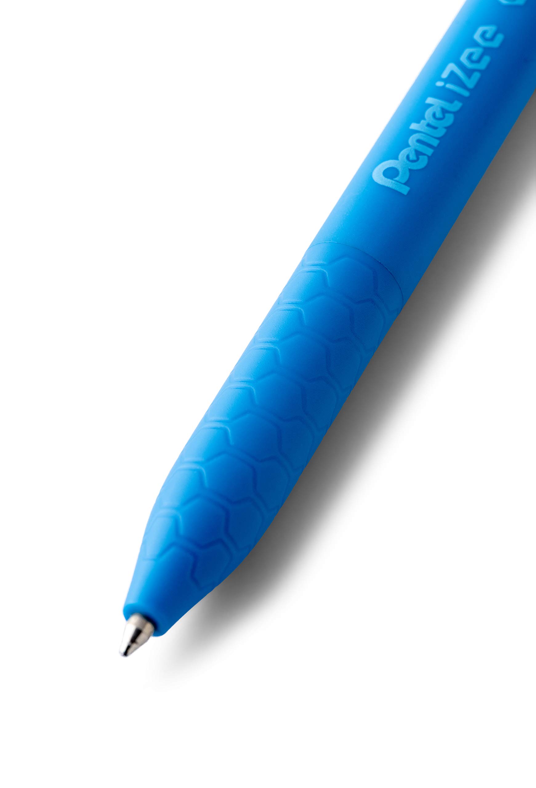 Pentel IZee BX470 – Set 4 Penne A Sfera Retrattili Con Clip In Metallo (Blu, Verde, Arancione, Rosa) - 2