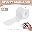 KISEER 15 Pack 2 Inch x 5 Yards White Self Adhesive Bandage Breathable Cohesive Bandage Wrap Rolls Elastic Self-Adherent Tape for Stretch Athletic, Sports, Wrist, Ankle