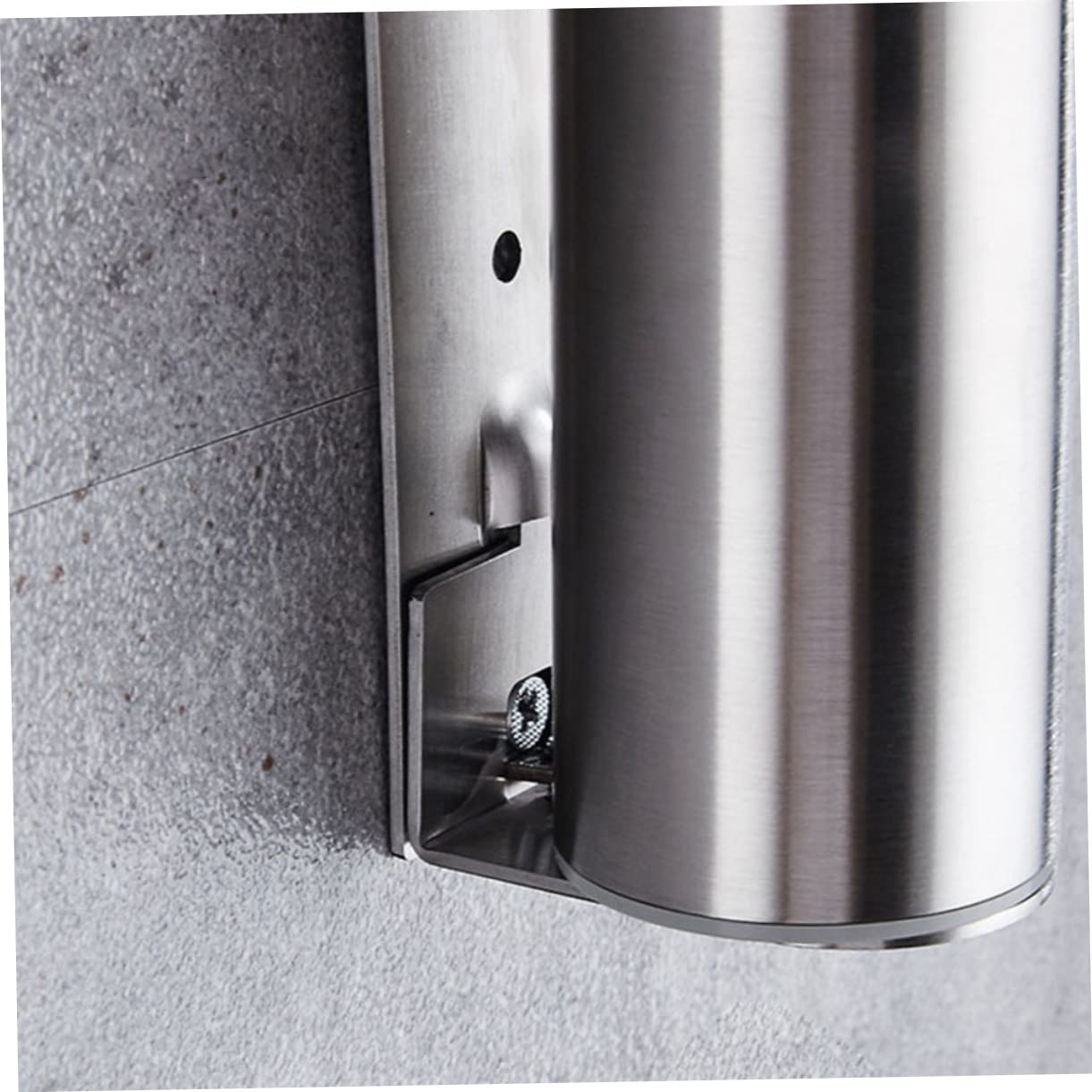 Ciieeo Dispensador de Jabón de Pared de Acero Inoxidable, Soporte Colgante para Baño, Fácil de Instalar, Almacenamiento para Champú y Gel de Ducha