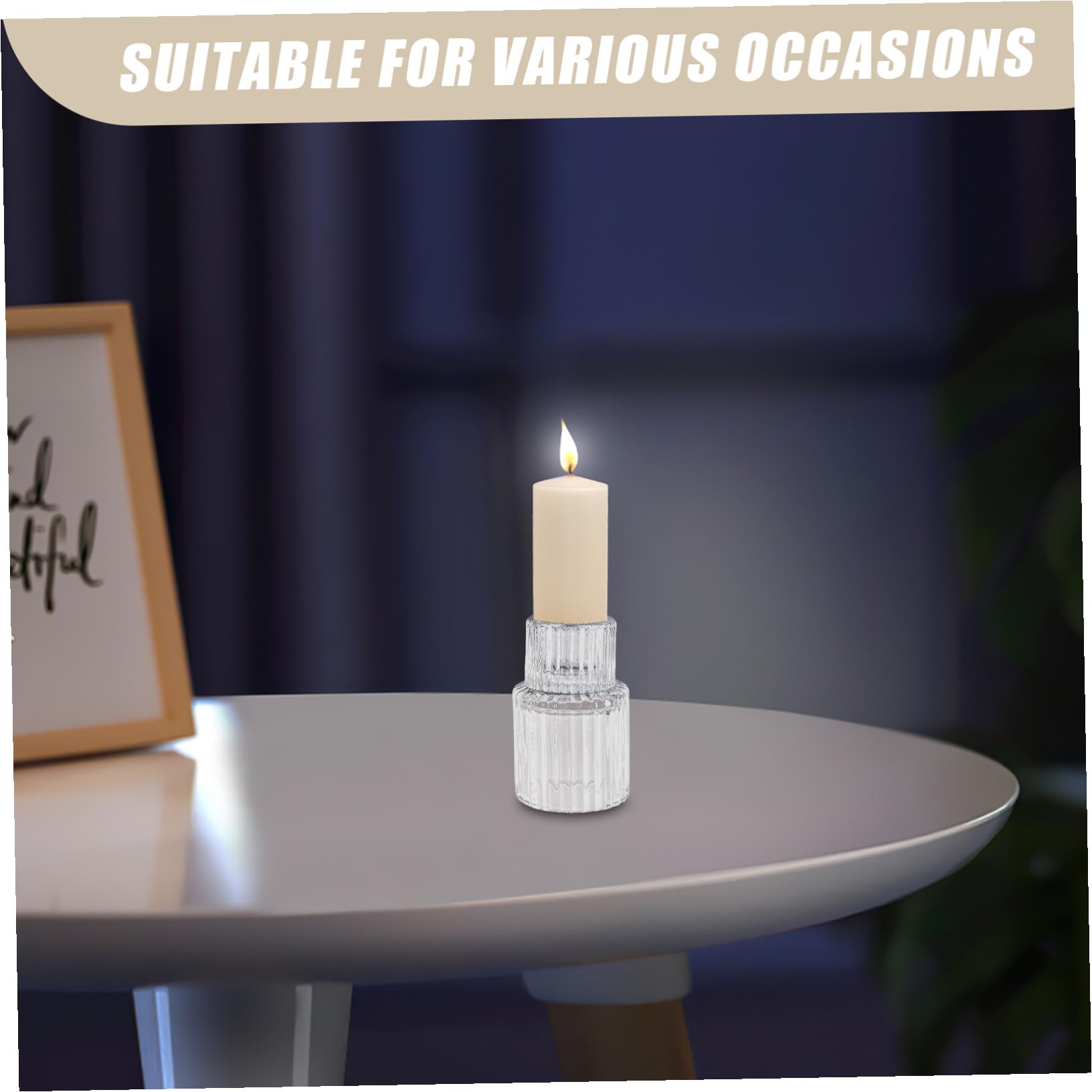 VALICLUD 10 Szt Szklanych Świeczników Szklany Świecznik Typu Tealight Świecznik Typu Tealight Świeczniki Wotywne