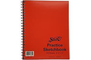 Sax 8.5 x 11 Spiral Bound Sketchbook 100 Sheets