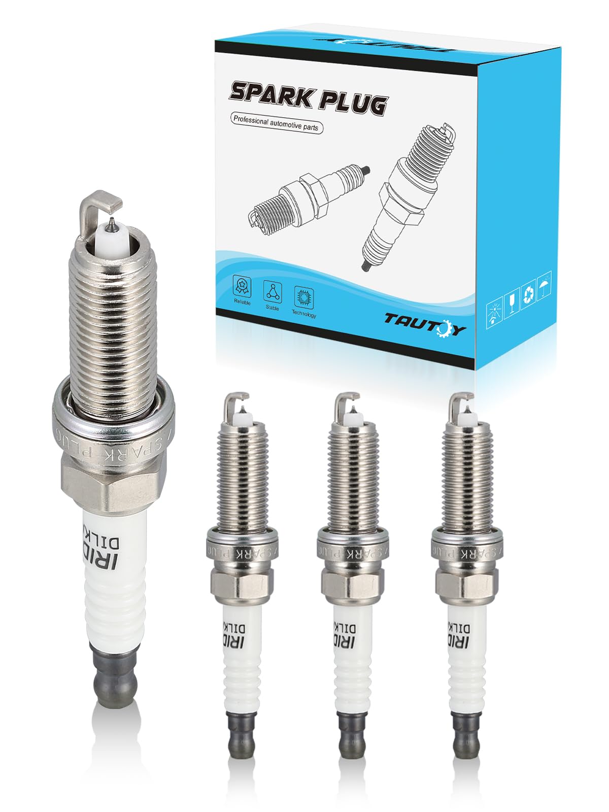 TAUTOY 9029 Double Iridium Spark Plugs (4 pc)