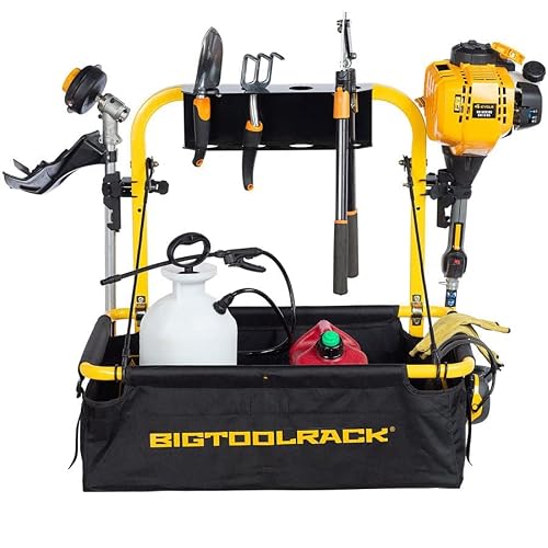 Bigtoolrack | Better Than A Garden Wagon or Trailer | Carry Heavy Tools with Your Riding Mowers, Tractors, Trucks, ATV, UTV | Ready to Work Package with 2" Mounting | Yard Rack - Thumbnail 6