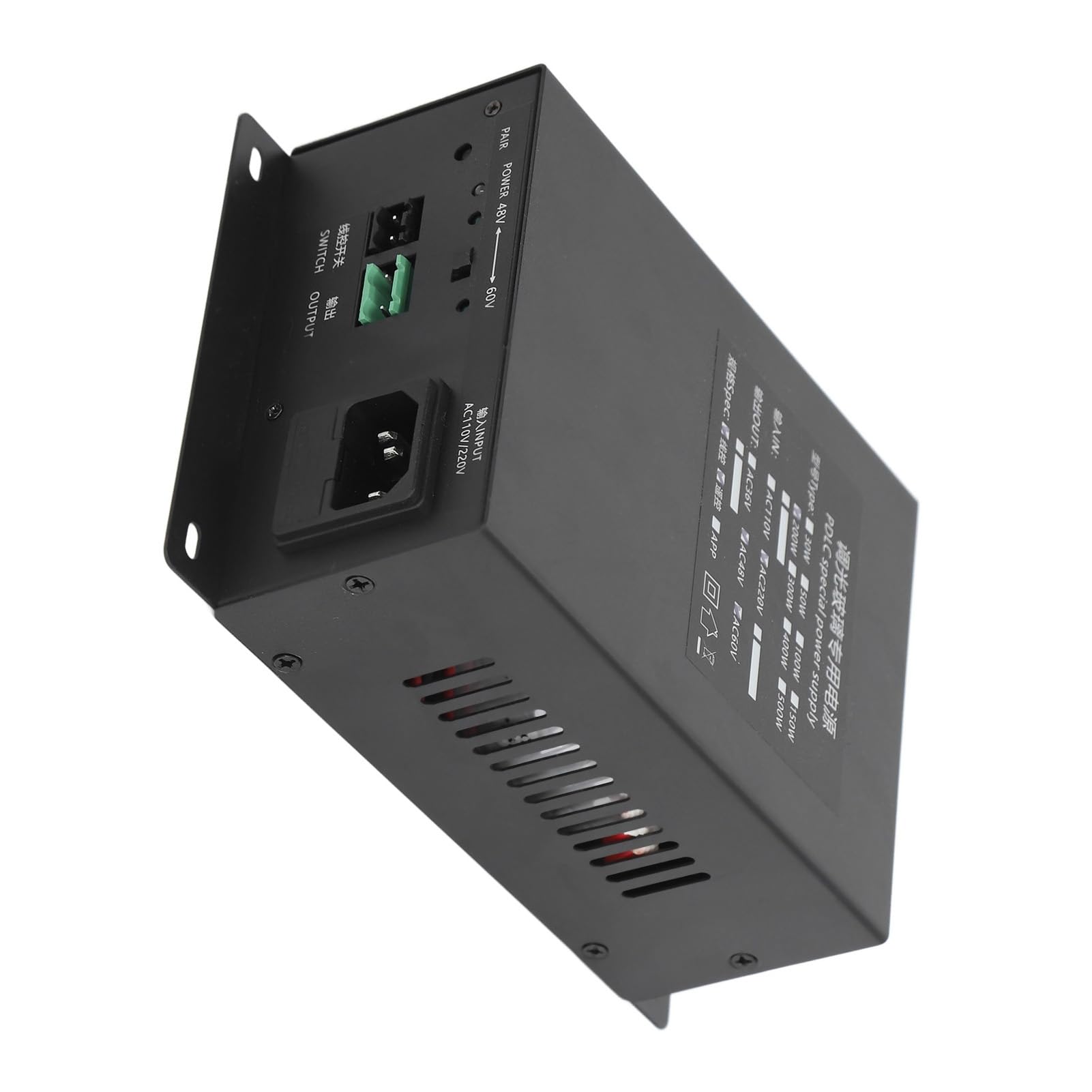 Alimentatore PDLC, Controller in Vetro Dimmerabile a Risparmio Energetico Ad Alta Efficienza da 200 W con Telecomando e Fusibile, per Casa e Ufficio (AC220V)