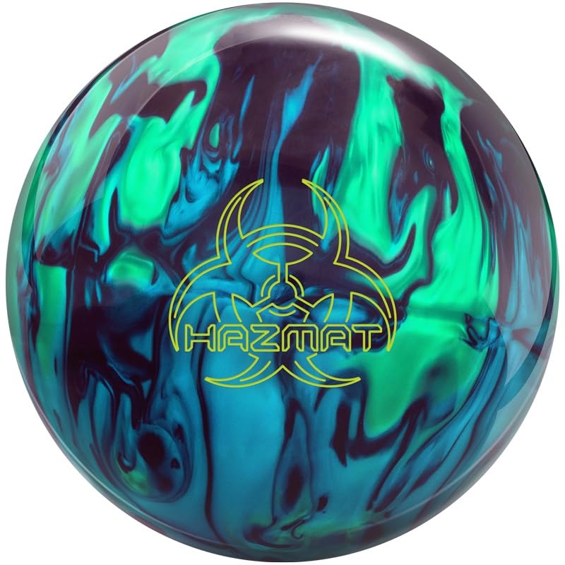 Bowlerstore Products Hammer PRE-DRILLED Hazmat Bowling Ball - Black/Sapphire/Jade 14lbs