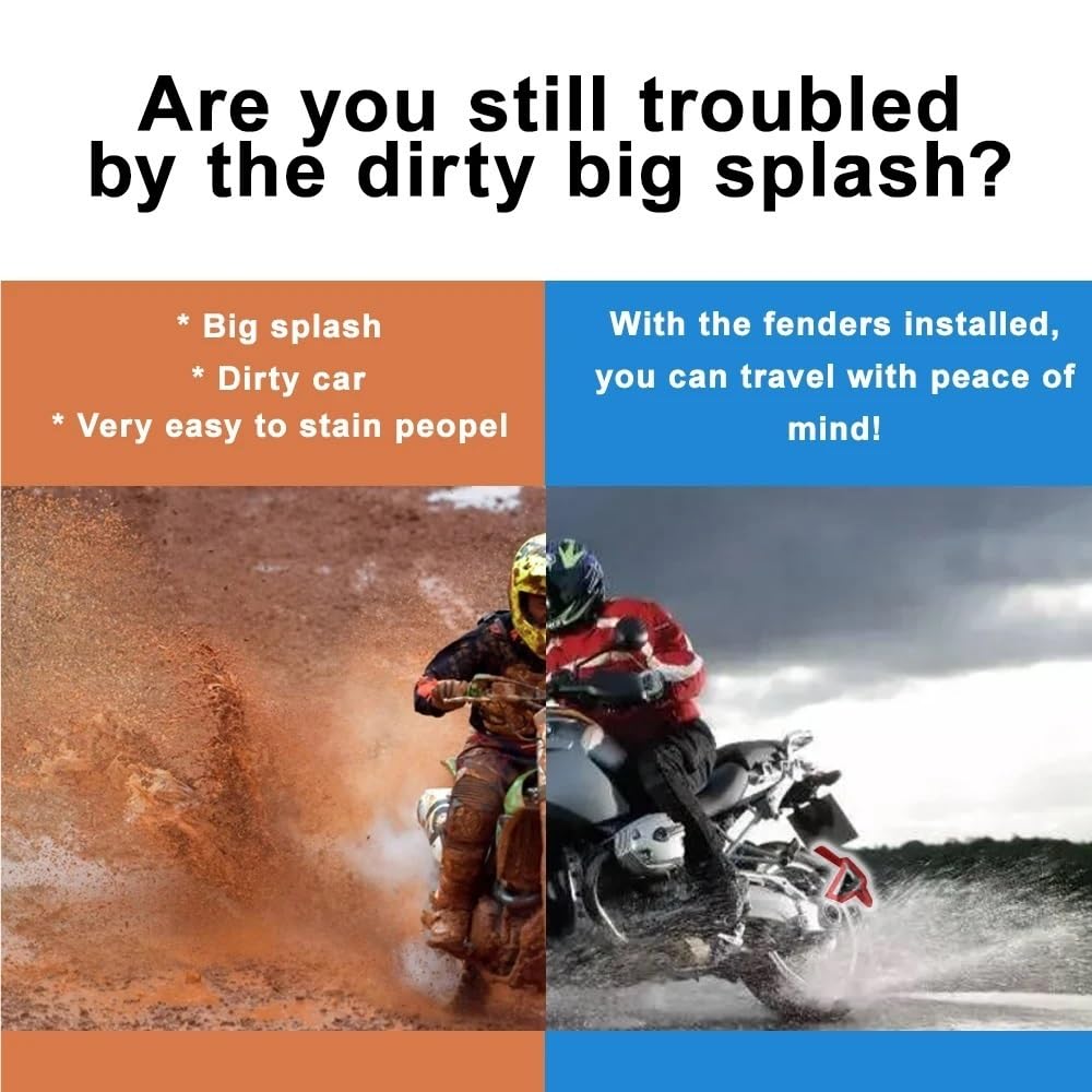 Parafango Per Splash Guard Protector Posteriore Per