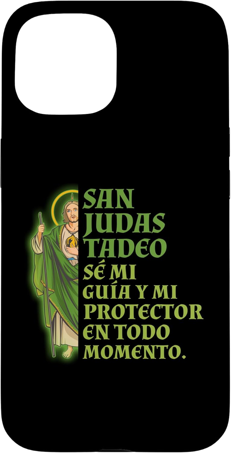 iPhone 14 Pro Max San Judas Tadeo Sé Mi Guía Y Protector Case
