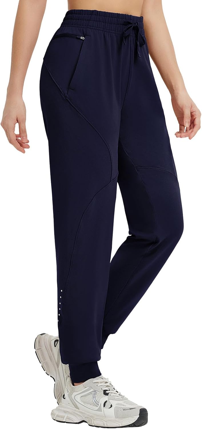 Lightweight Women’s Joggers with Zipper Pockets for Running & Travel Lightweight Women’s Joggers with Zipper Pockets for Running & Travel