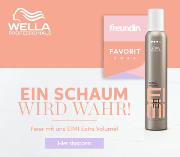 Wella EIMI Extra Volume Schaumfestiger – Haarschaum für extra Volumen – schützt vor Hitze und Austrocknung – starker Halt ohne zu Verkleben und Beschweren - 4