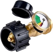 GasSaf Propane Tank Gas Gauge Leak Detector - Universal for QCC1 Type1 Propane Tank Gas Pressure Meter