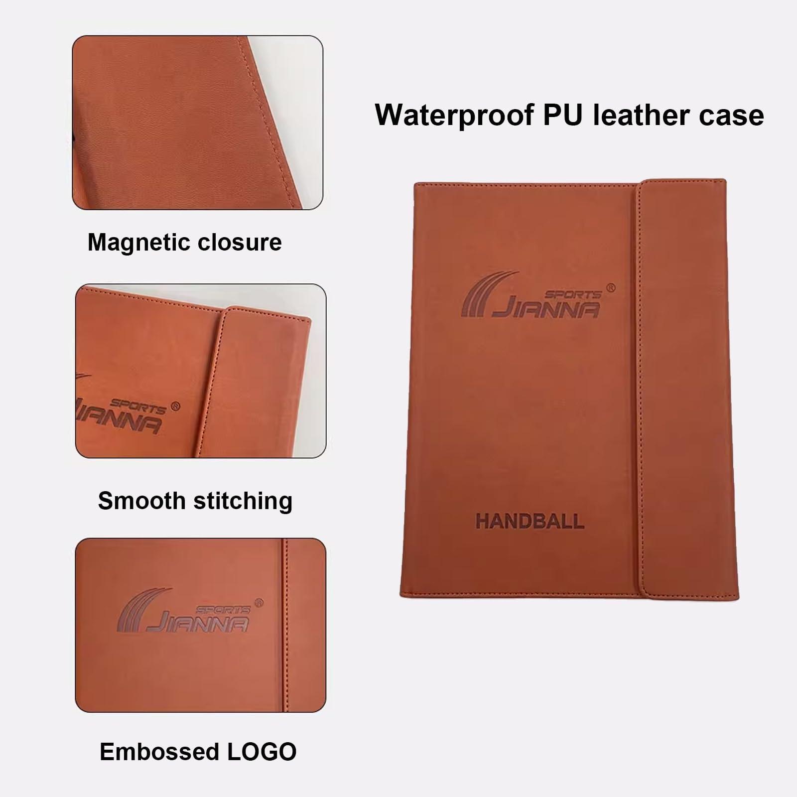 Lavagna Tattica Pallamano, Lavagna Magnetica Coach Pallamano, Cartellina Portablocco per Allenatore, Cartella Tattica per Insegnare e Formazione, Lavagnetta Strategie, per Insegnare e Formazione