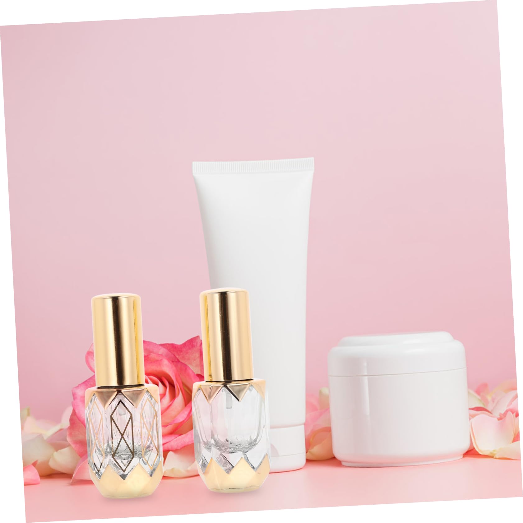 Luxshiny Botellas De Spray De Perfume Vacías Vidrio Transparente Para Viaje Recargables Y Portátiles Para Aceites Esenciales Y 2 Piezas X 5
