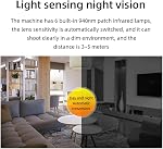 4K High Resolution Mini Portable Camera Smart Security Camera Night Vision Motion Detection with WiFi Hotspot Magnetic Design Base Bracket for Home Security Outdoor Exercising Kids Monitoring Pets