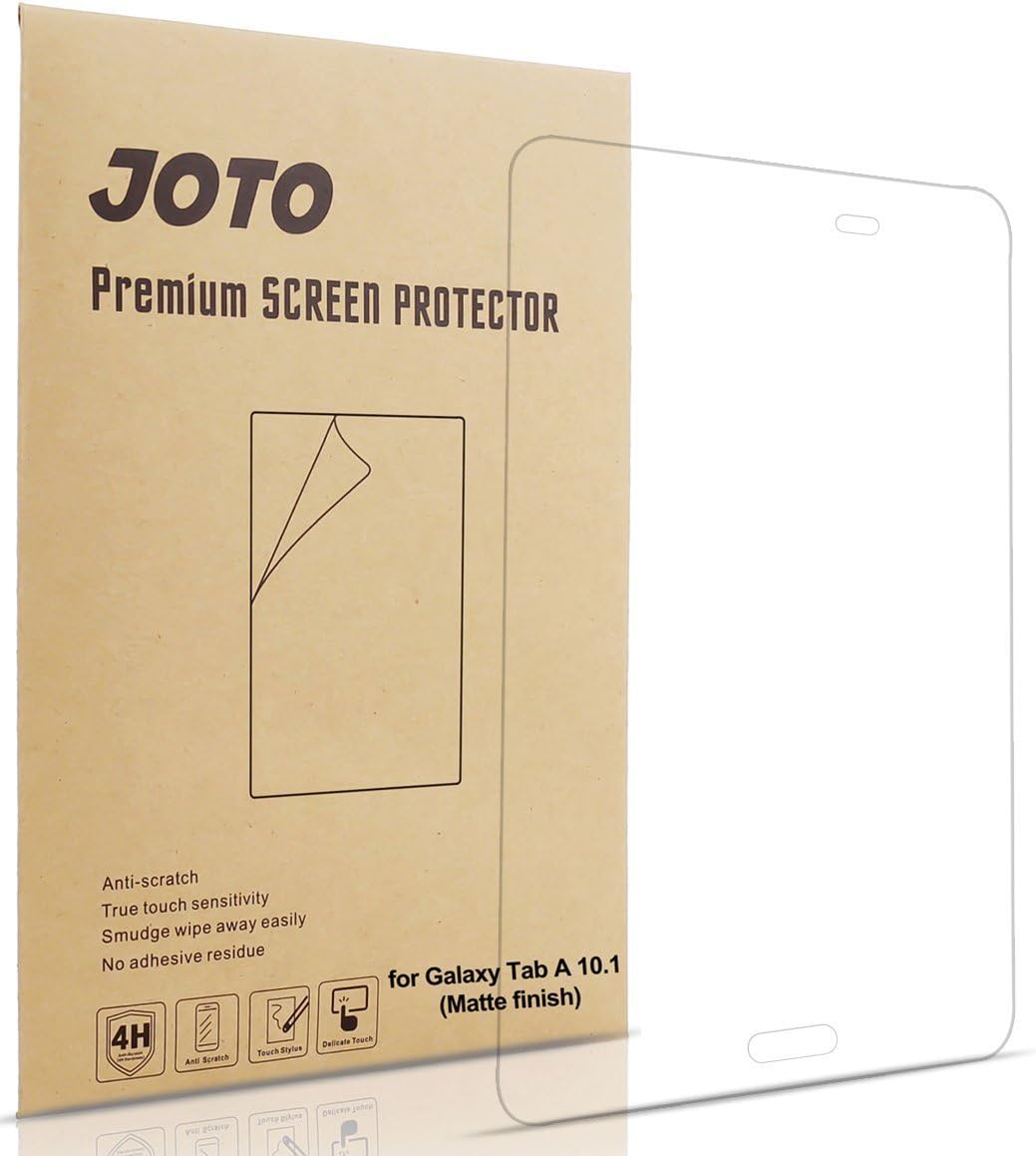 JOTO Galaxy Tab A 10.1 Screen Protector Film - Anti Glare, Anti Fingerprint (Matte Finish) Screen Guard for Galaxy Tab A 10.1 Inch SM-T580 Tablet, (3 Pack)