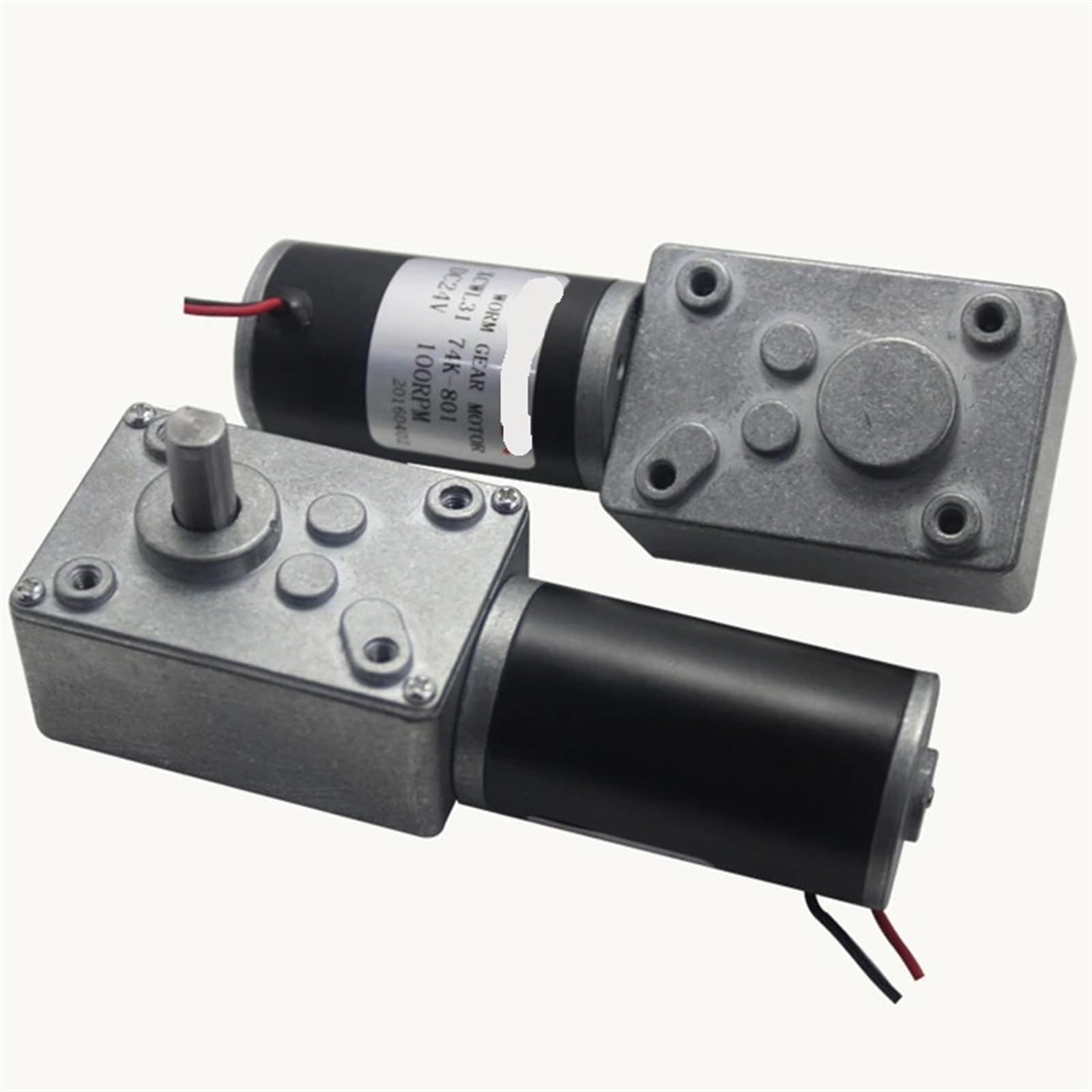 Silnik prądu stałego z przekładnią ślimakową turbiny 31 mm, 12 V, 24, moment obrotowy 3 obr./min przy 250, niska prędkość, samoblokujący, magnes trwały szczotki, zgodnie z ruchem wskazówek zegara i