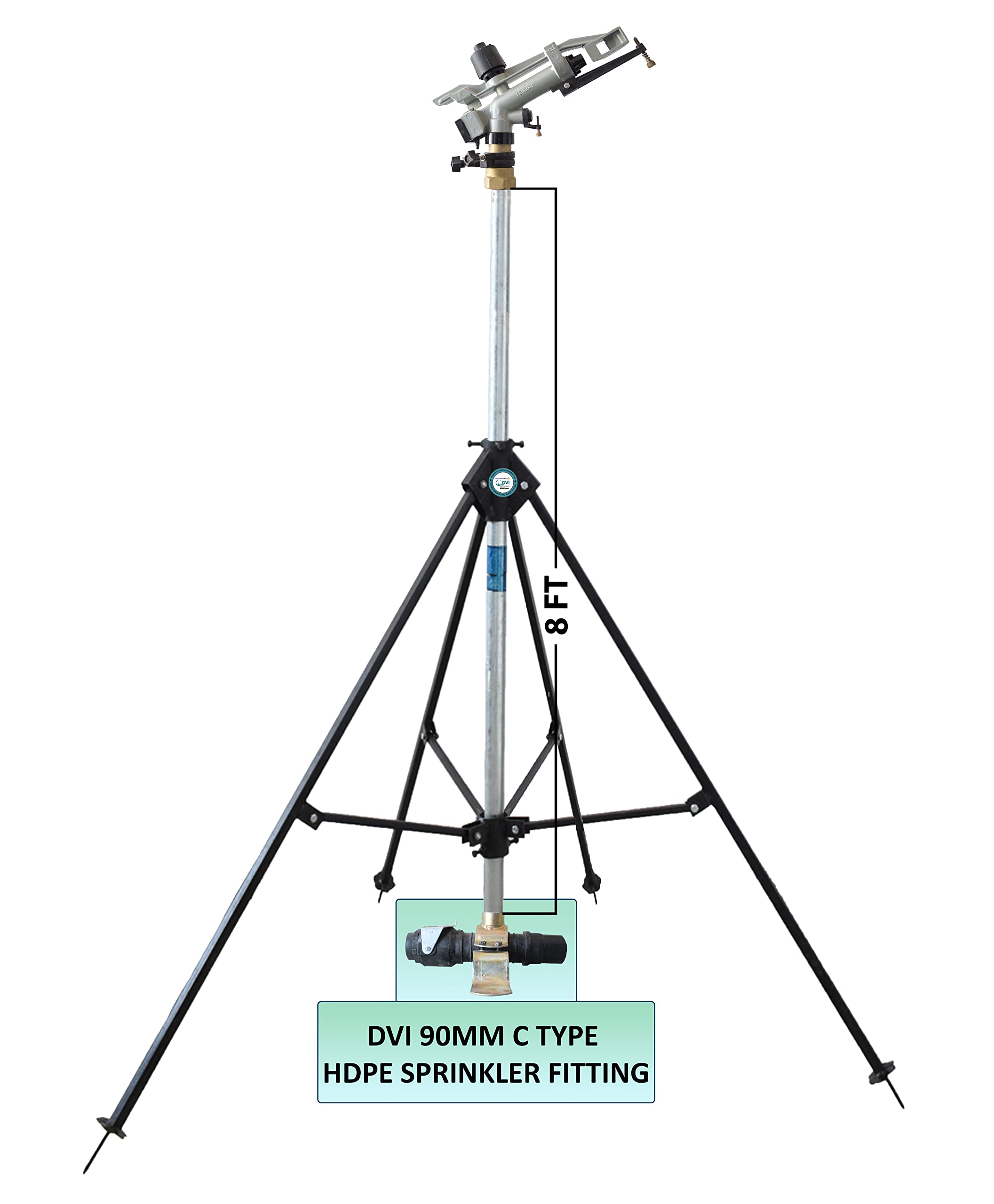See full amazon price history chart for DVI AUTOMAT 1.25" inch raingun Complete Set with HT40G ISI Penguin rain Gun | Pipe Connector, 8FT ISI GI Riser Pipe, 4 Leg Height Adjustable Stand | (C Type Sprinkler Adopter, 90MM(3" inch)) DVI AUTOMAT 1.25" inch raingun Complete Set with HT40G ISI Penguin rain Gun | Pipe Connector, 8FT ISI GI Riser Pipe, 4 Leg Height Adjustable Stand | (C Type Sprinkler Adopter, 90MM(3" inch)) (B0BWYBVJ7D) Amazon Price History, Amazon Price Tracker