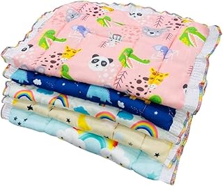 New Born Godadi Combo Pack of 5 Bedding & Swing Set Cotton Mattress Soft Cotton Baby Godi Godari Baby Bed Crib Sheet & Bedding Set for Boys and Girls (0-12 Months