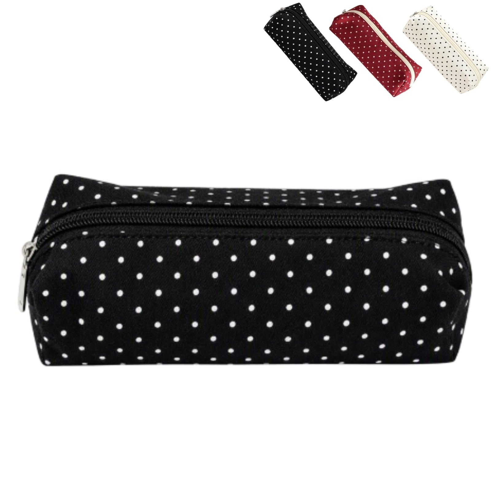 Cute Polka Dot Pencil Case Y2K Kawaii Pencils Pouch