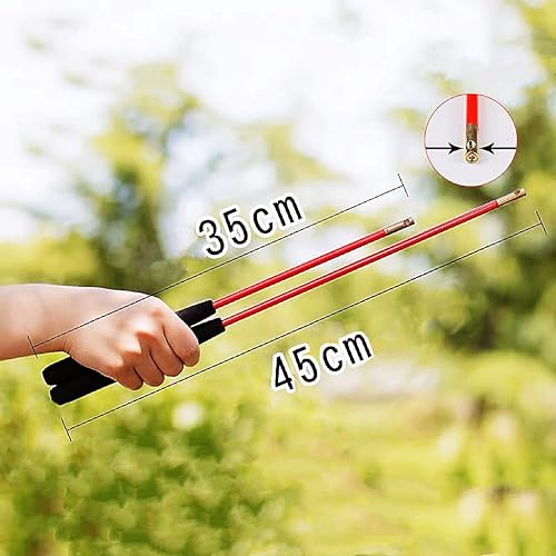 Miniatura 4 de Palos de diablo de fibra de vidrio  palillos chinos Yoyo Diábolo con juego de cuerdas Pro Slide (Negro, 14 pulgadas)