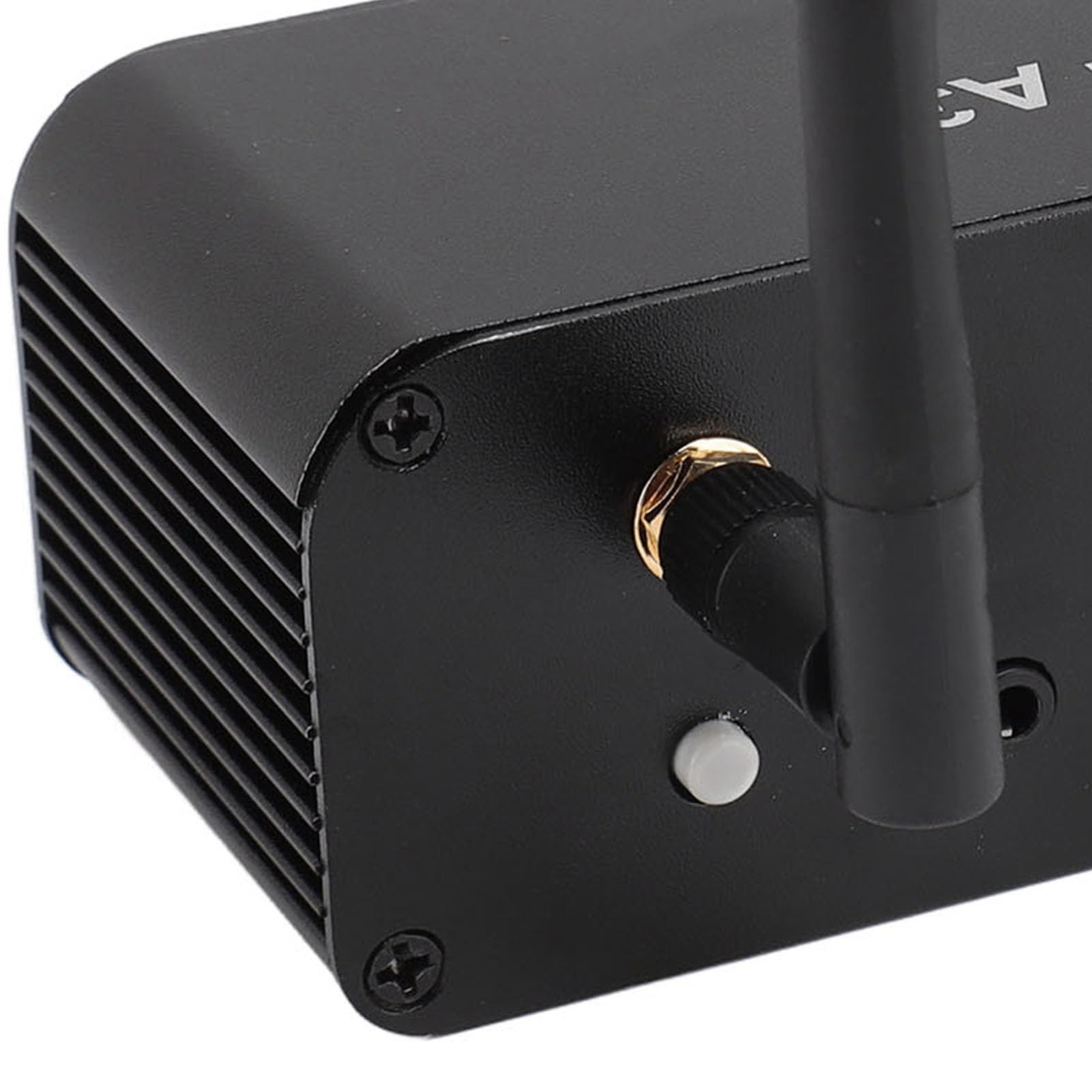 Bluetooth dźwięk przedwzmacniacz Wysoka wydajność przedwzmacniacz stereo z portem 3,5 mm dla głośnika gramofonowego fono aluminium czarny 12 x 5,3 x 4,5 cm