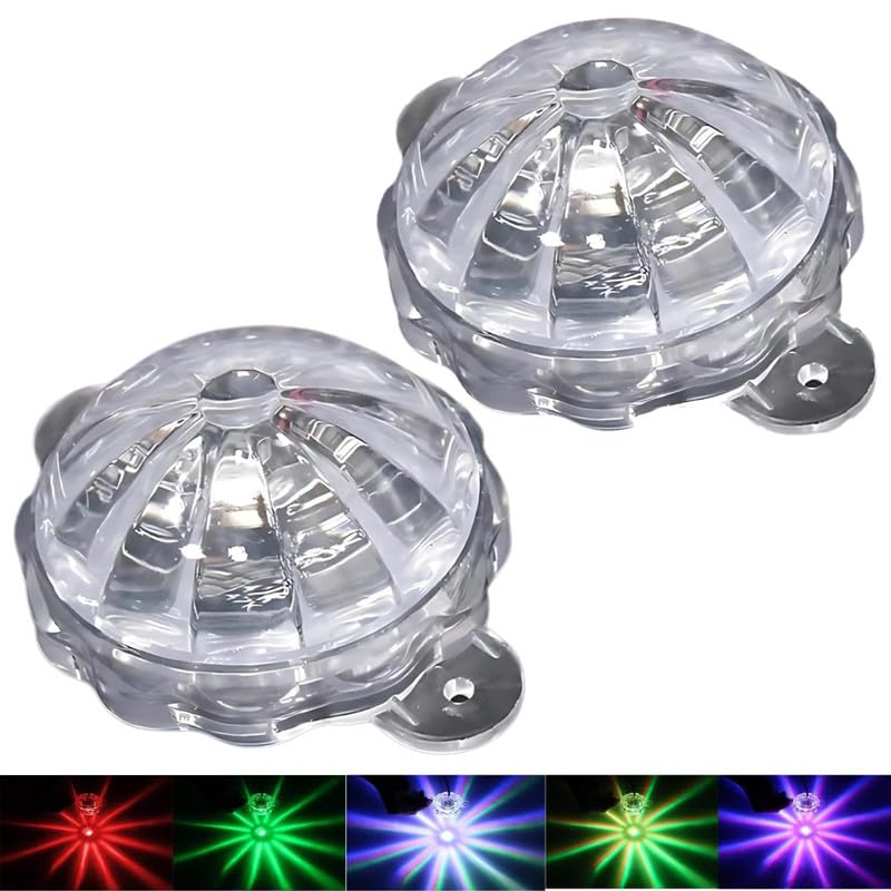 Image of Universal Motorcycle Underbody RGB Light Strip with Remote Flash Mode (Pack of 2)