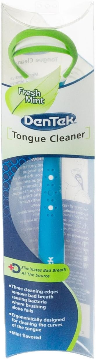 DenTek Comfort Clean Tongue Cleaner Single Item(Colors may vary)
