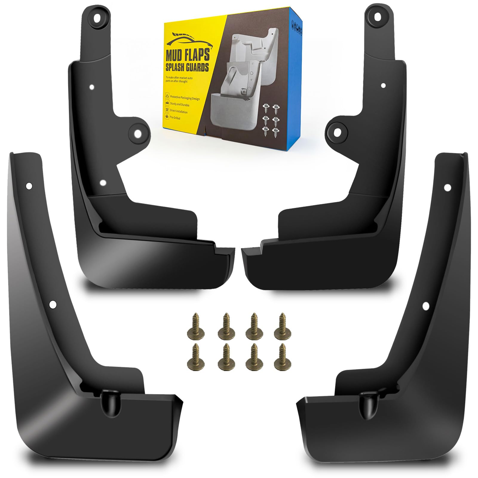 Mud Flaps Fit for 2020 2021 2022 2023 Mazda CX-30, Dedicated Mudguard for Four Seasons Universal Protection, Front and Rear