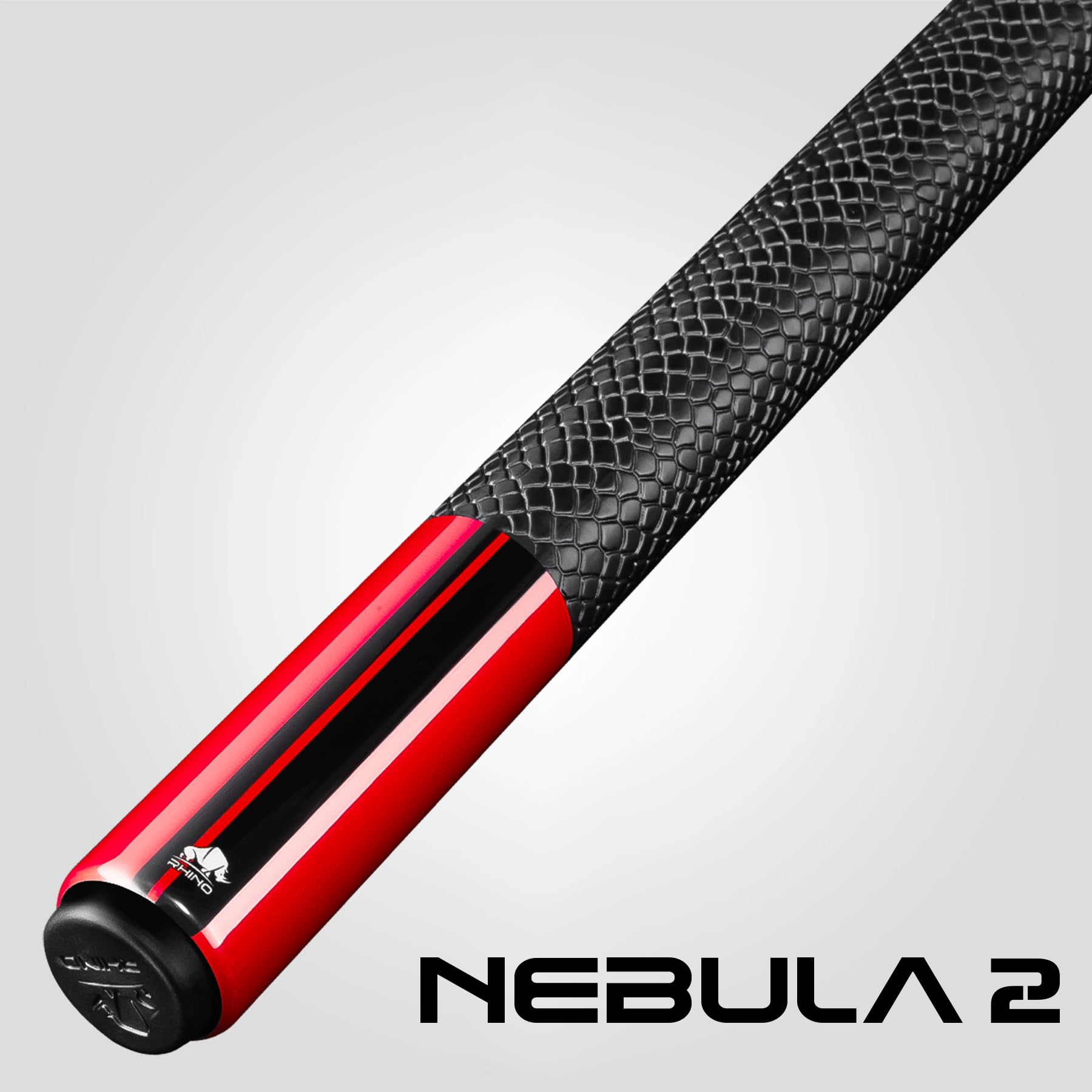 RHINO NEBULA 2 プレーキュー　カーボンシャフト、カーボンバット RHINO Nebula 2 Pool Cue - Premium Carbon Fiber Shaft & Composite