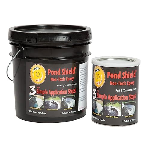 Pond Armor SKU-CBLUE-3GA Non-Toxic Pond Shield Epoxy Paint, 3-Gallon, Competition