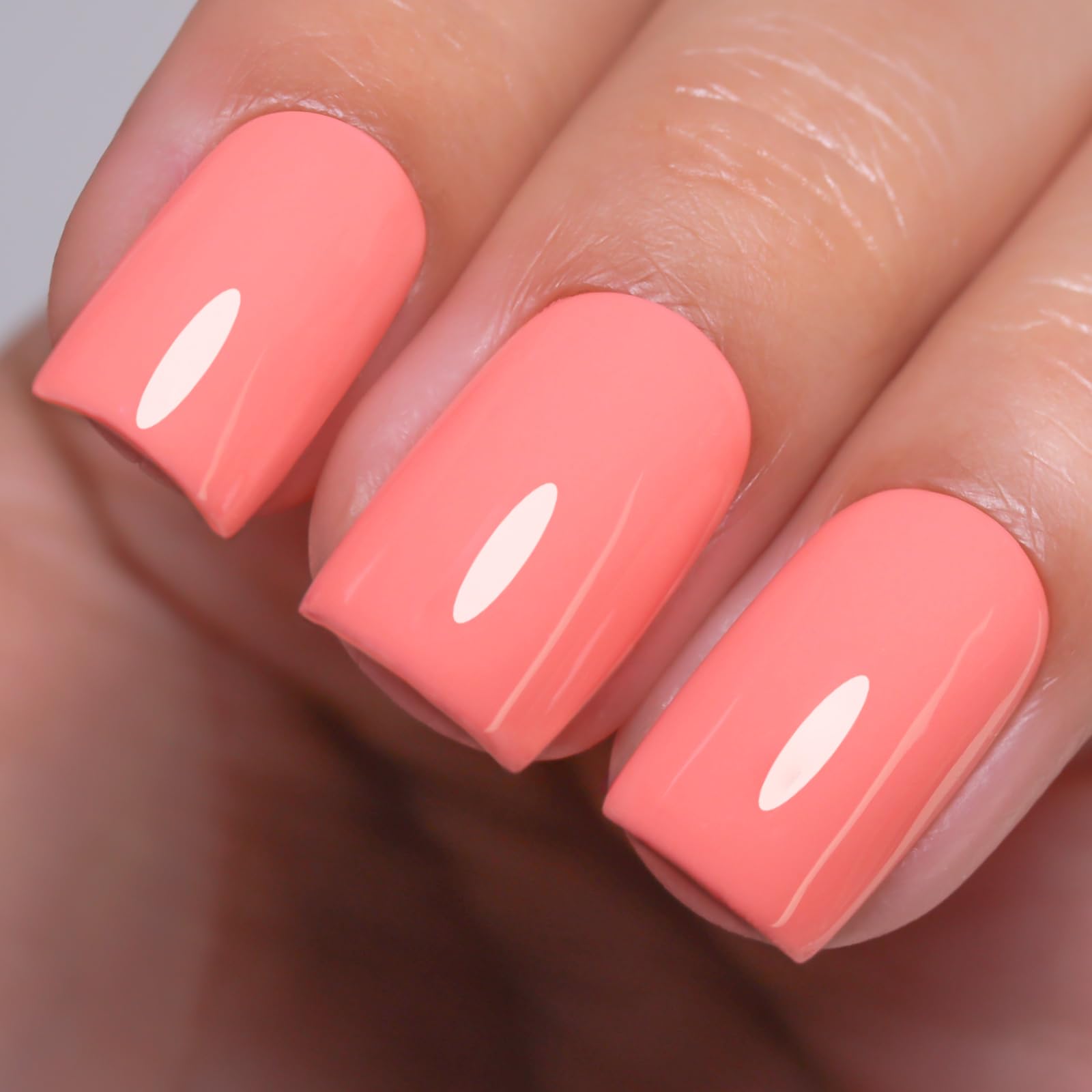 Ozzeal Gel Polish - 0.5 Fl Oz Bright Coral Orange UV LED Soak off Nail Polish for Spring Summer Manicure Salon DIY Art — view 117