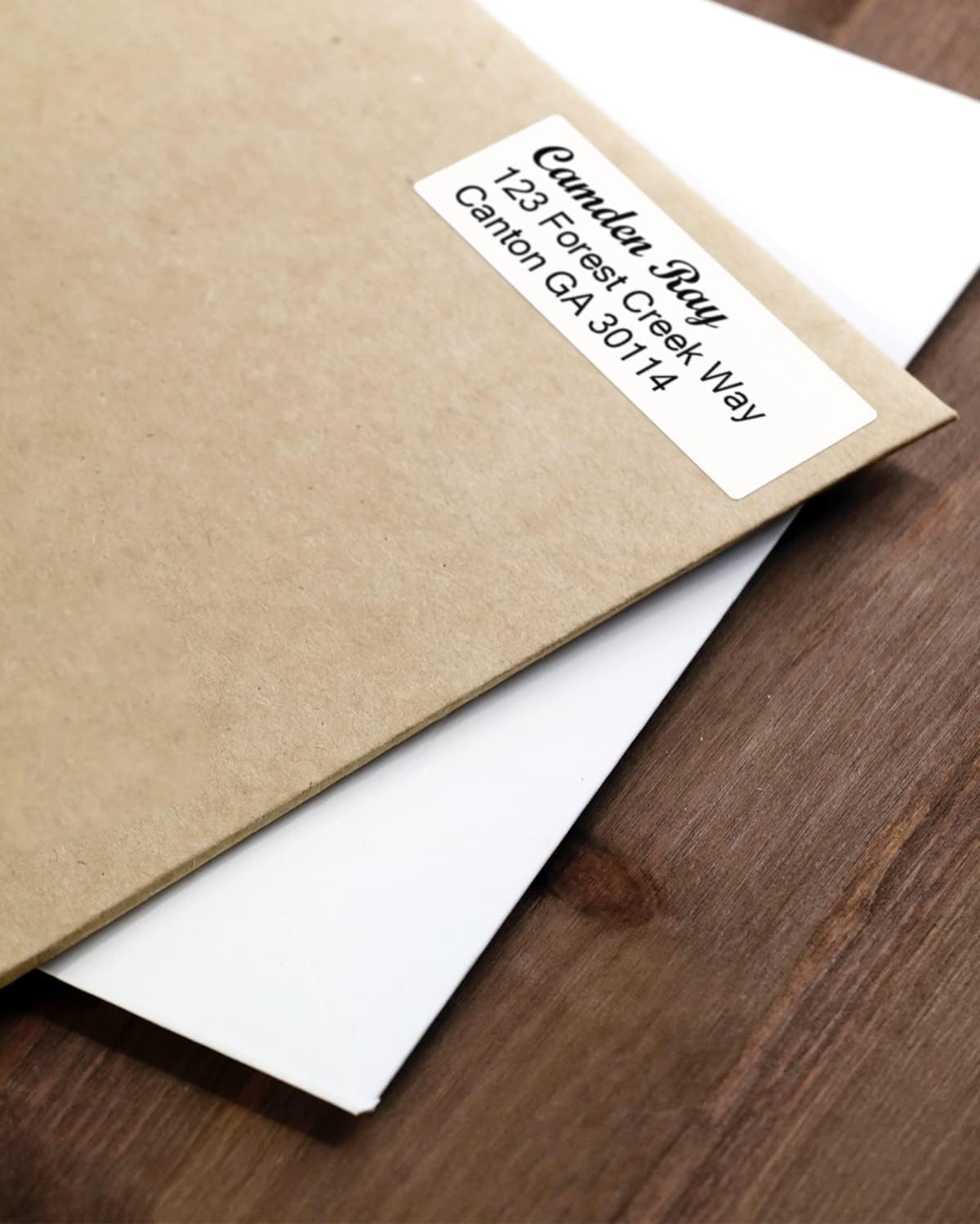 Phomemo Address Labels for M-Series Label Makers, Thermal Mailing Stickers, Easy to Peel Off. White, 1" x 2-5/8", 130 Per Roll, 3 Rolls - Image 6