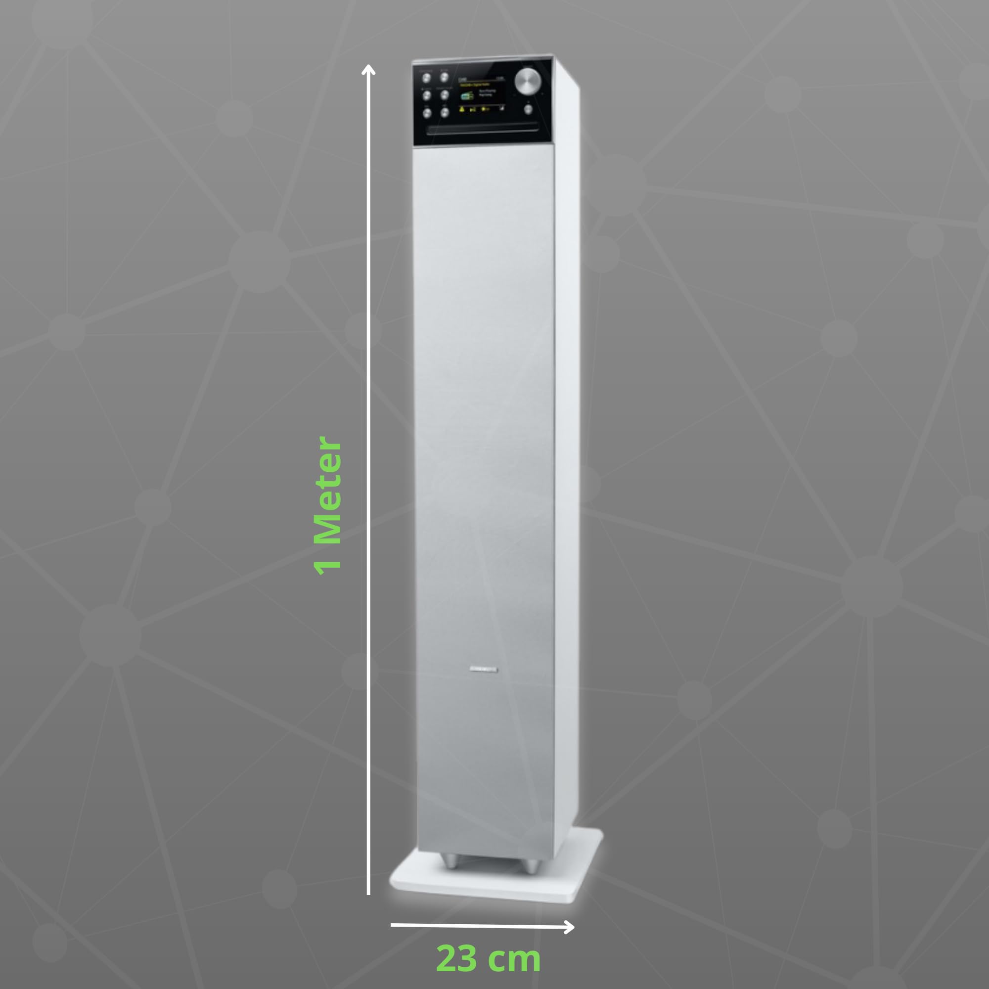 MUSE Enceinte Colonne M-1380 DBTW