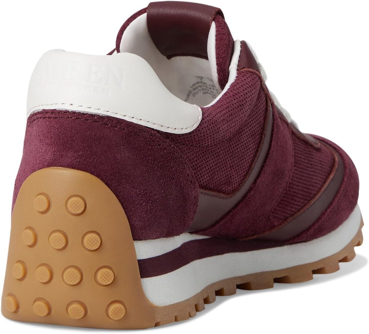 Lauren Ralph Lauren Dani Perforated Suede Sneakers - Image 9