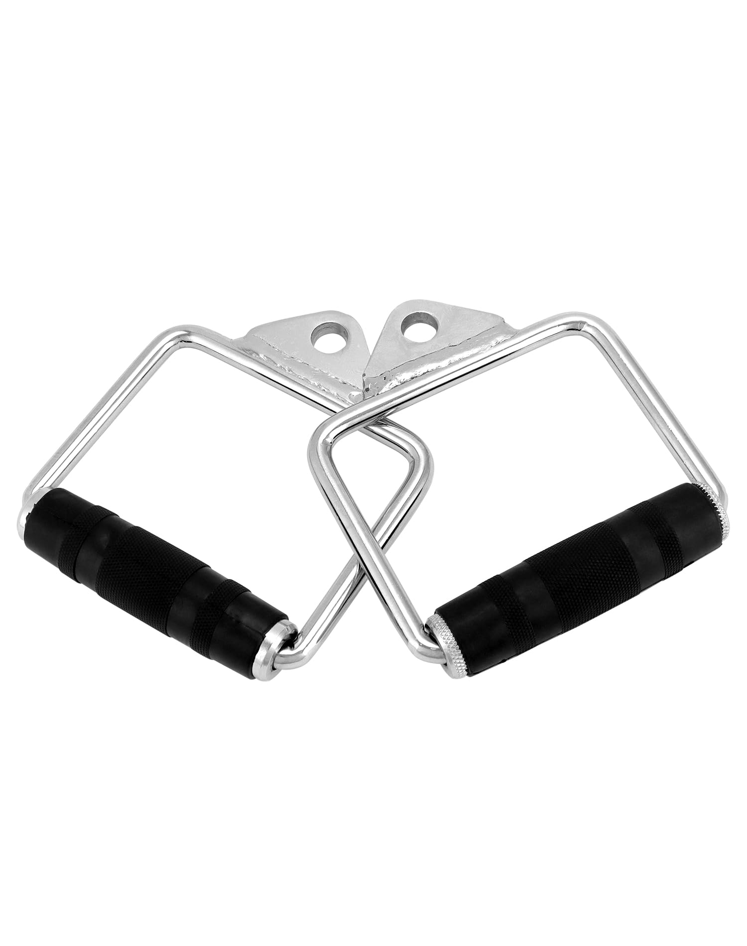 QWORK® 2 Pezzi Maniglie Palestra con Grip in Gomma, Accessori per LAT Machine