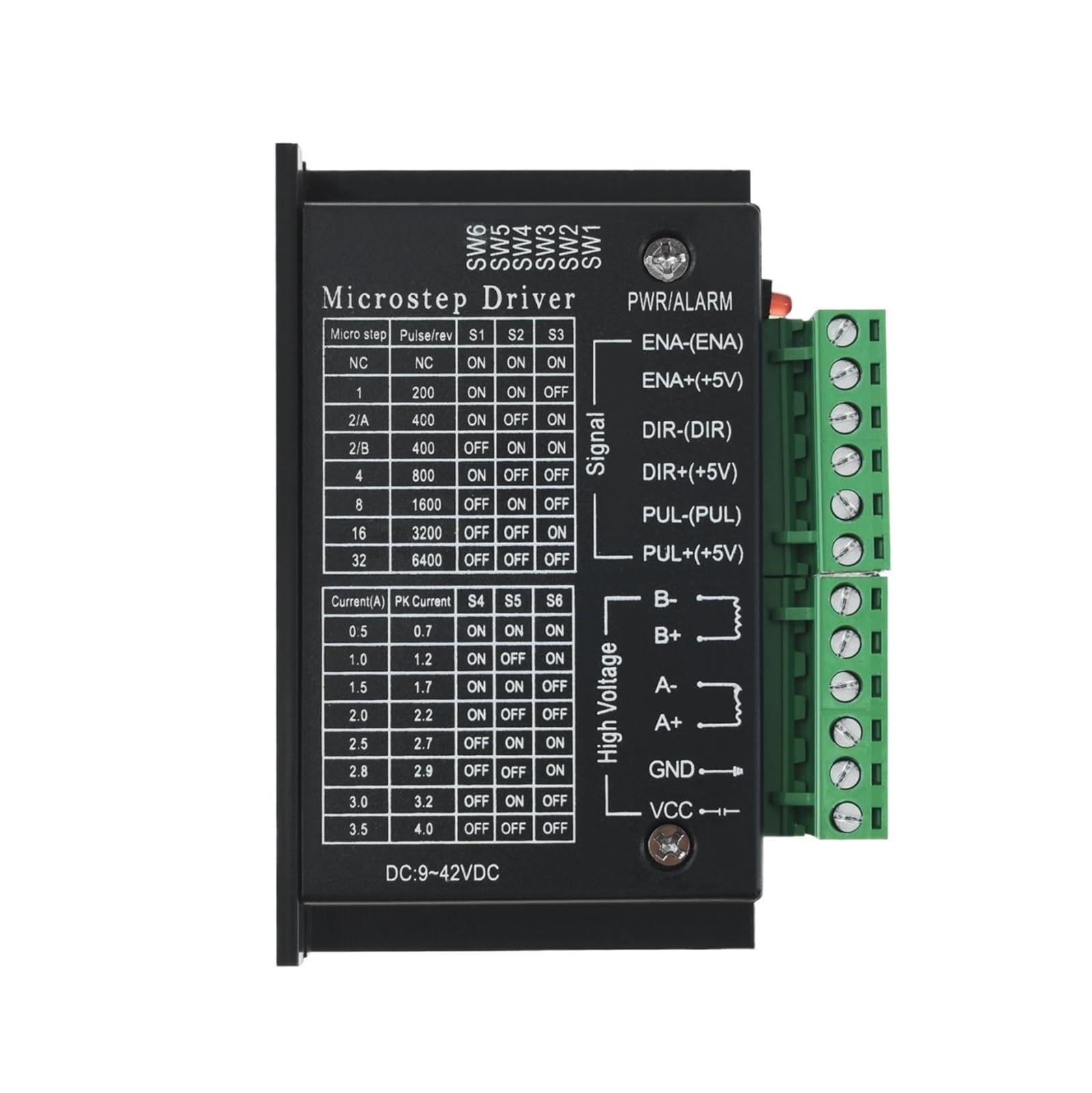 2RD58I8PM Stepper Motor Driver TB6600 Nema 23 Nema17 4A DC9-42V(1PCS)
