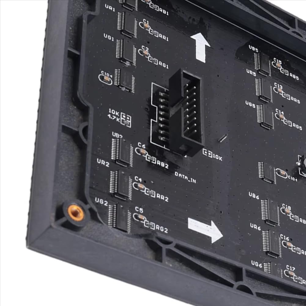 Módulo de Panel de Pantalla LED P4 de 2 Piezas, 256 X 128 mm, 64 X 32 Píxeles, Escaneo 1/16, Módulo de Panel de Pantalla LED P4 A Color SMD RGB para Interiores