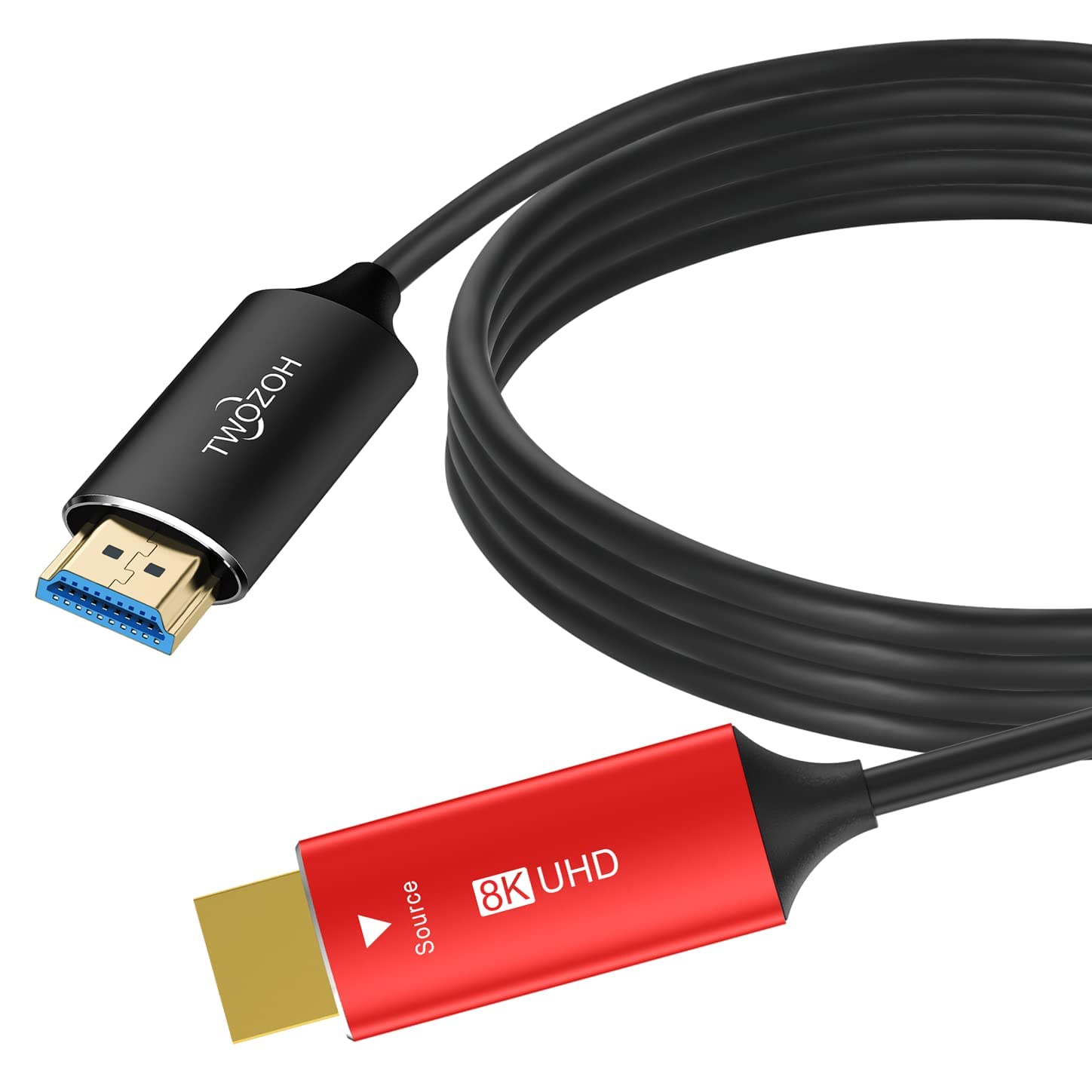 Cable HDMI 2.1 de fibra óptica 20 m, 8K 60Hz 4K 120Hz 48Gbps, cable HDMI de alta velocidad para TV proyector consola y PC