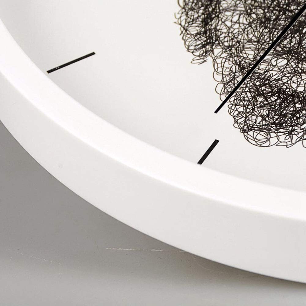 Relojes de Pared Que Funcionan con Pilas, sin Tictac, Creativos, Personalizados, Modernos, Decorativos de Pared, Dormitorio Silencioso, Decoración para Sala de Estar/B
